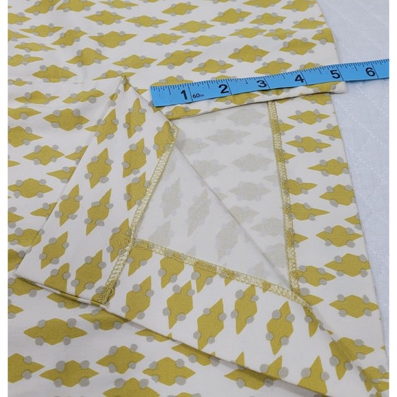 J.Crew Women's Stretch Skirt Size 6 Geometric Diamond Print Knee Length Pencil - Picture 12 of 12